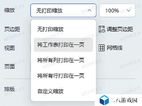 调整缩放