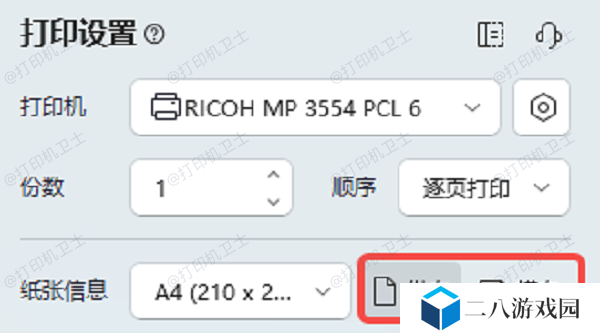 检查打印机设置