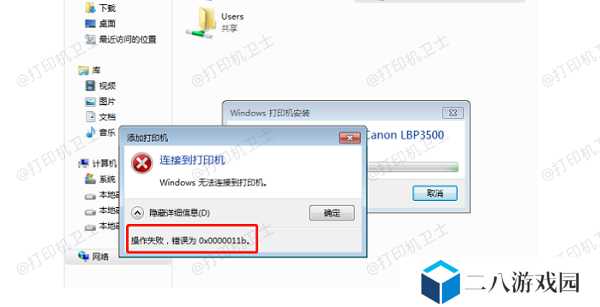 0x0000011b错误